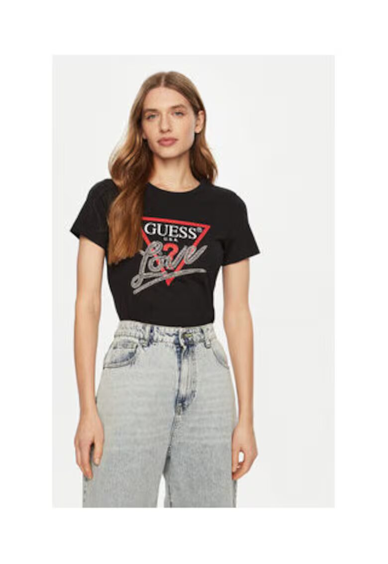 GUESS Tricou cu imprimeu logo 0000304595189