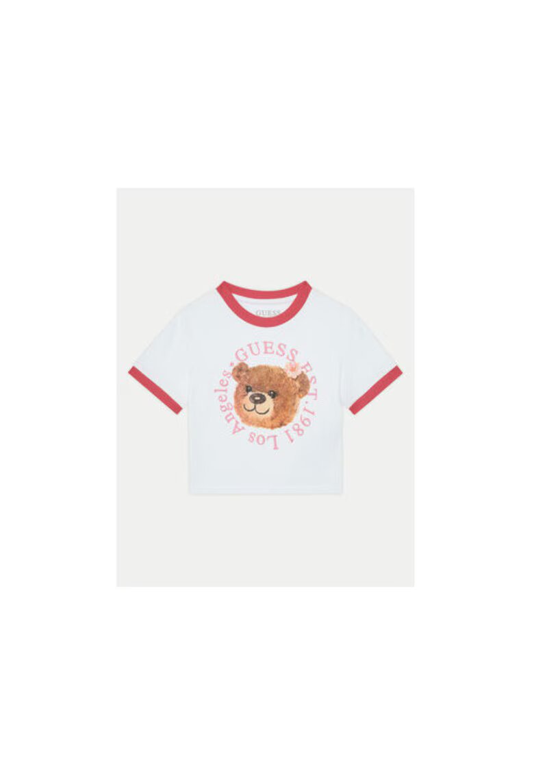 GUESS Tricou cu imprimeu ursulet