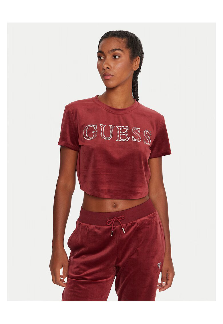 GUESS Tricou dama - Bordeaux