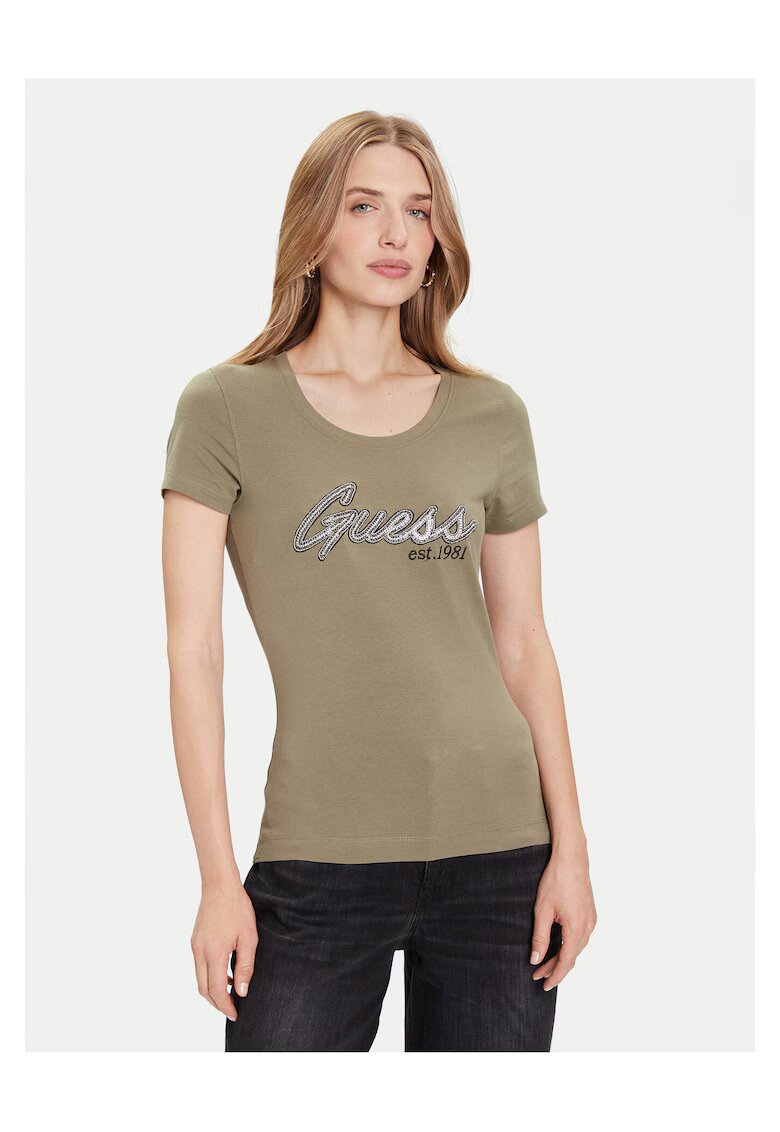 GUESS Tricou dama - Verde