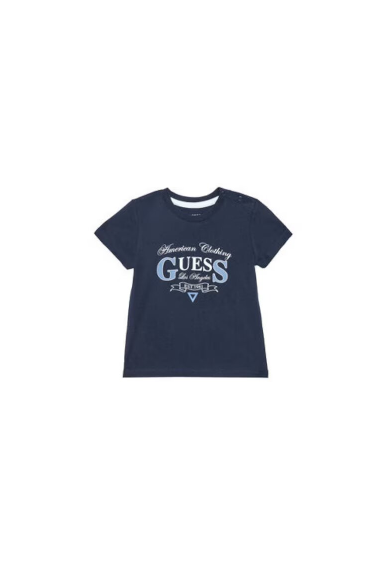 GUESS Tricou de bumbac organic cu imprimeu