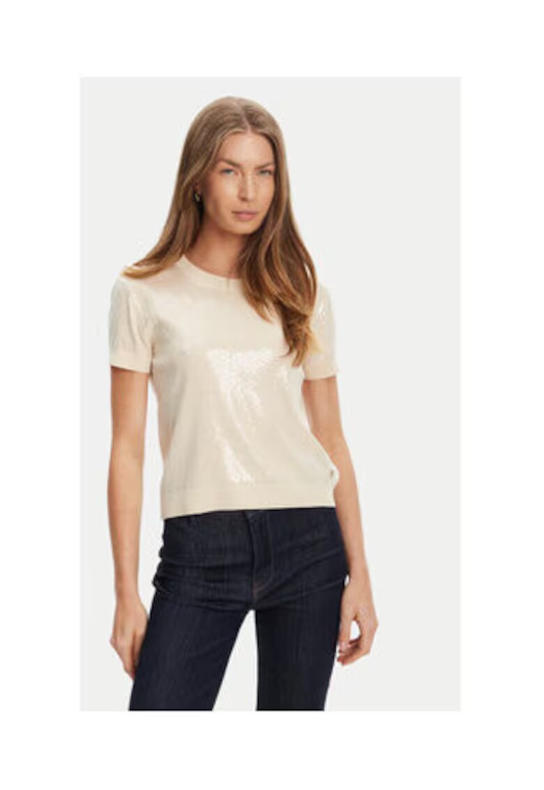 GUESS Tricou de dama - cu imprimeu uni