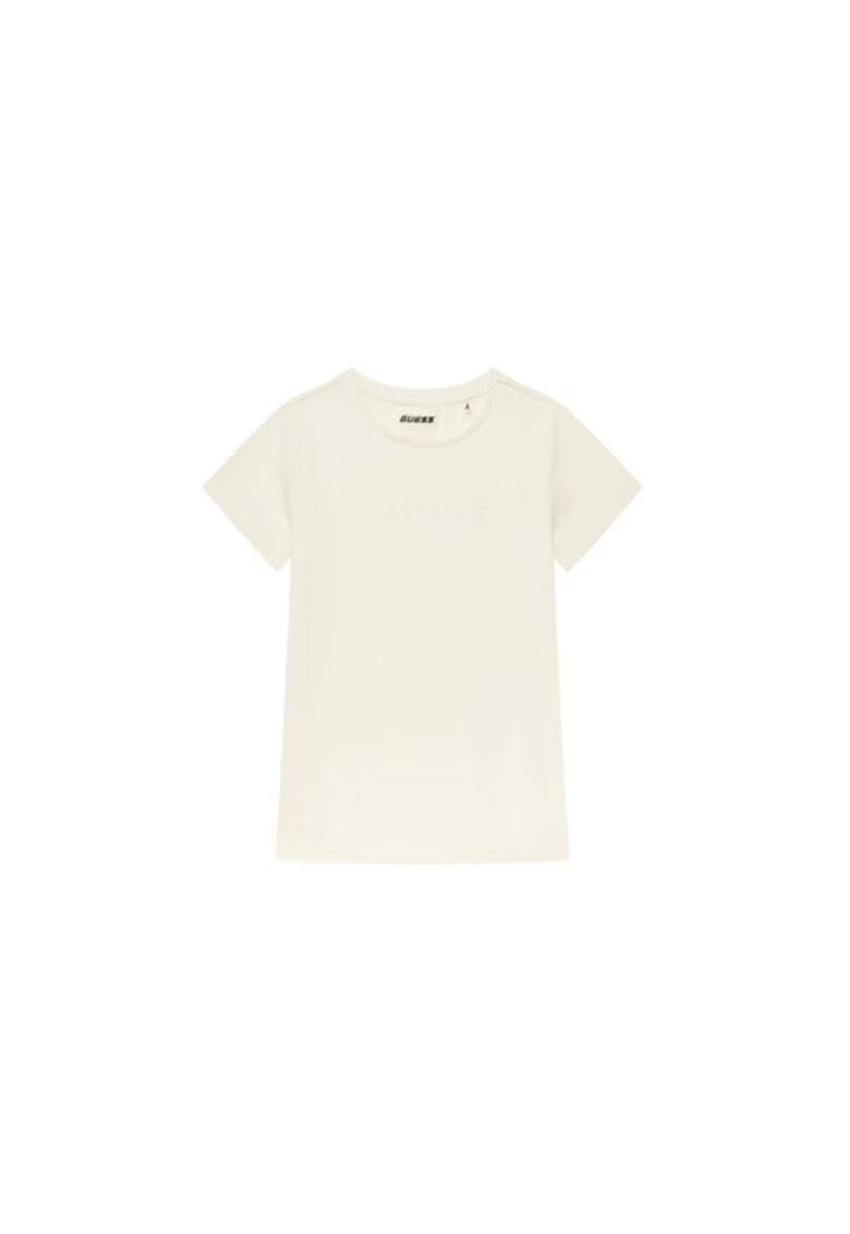 GUESS Tricou din amestec de bumbac cu model uni