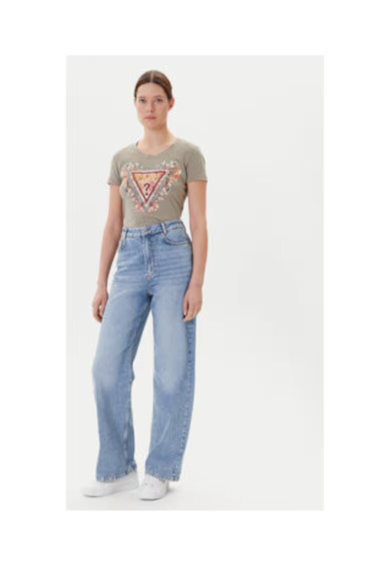 GUESS Tricou din amestec de bumbac organic