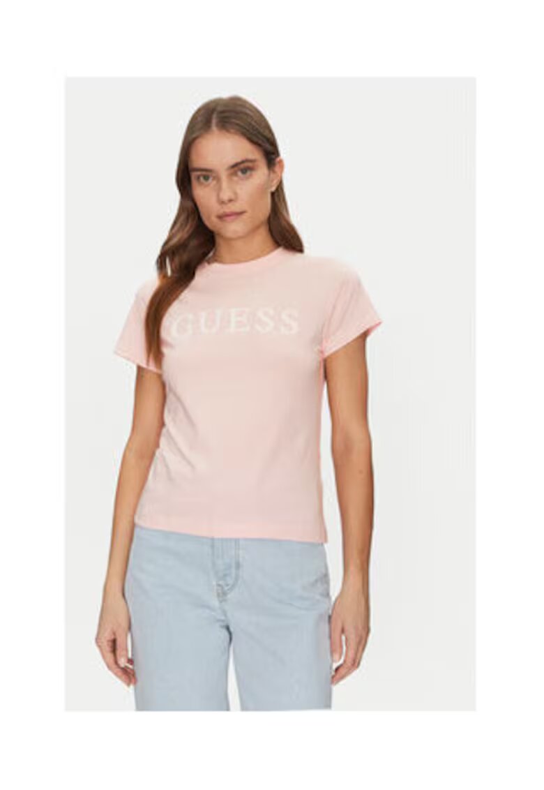 GUESS Tricou din amestec de bumbac organic -
