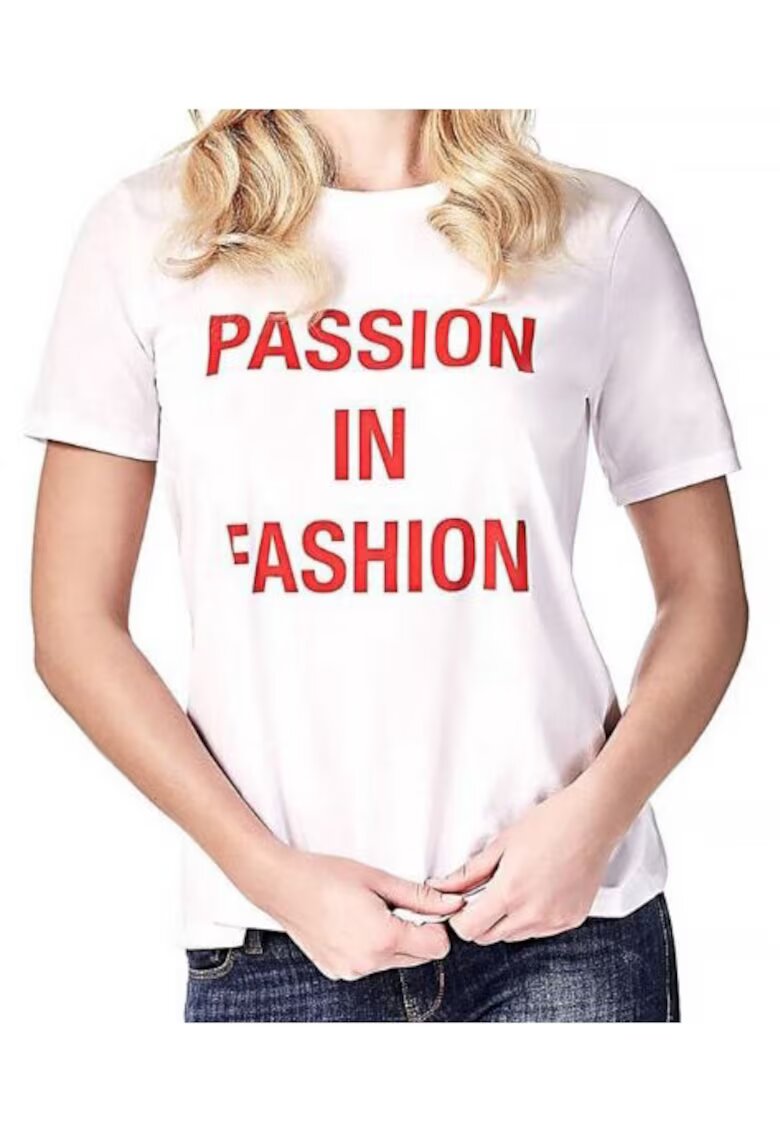 GUESS Tricou din amestec de modal cu imprimeu
