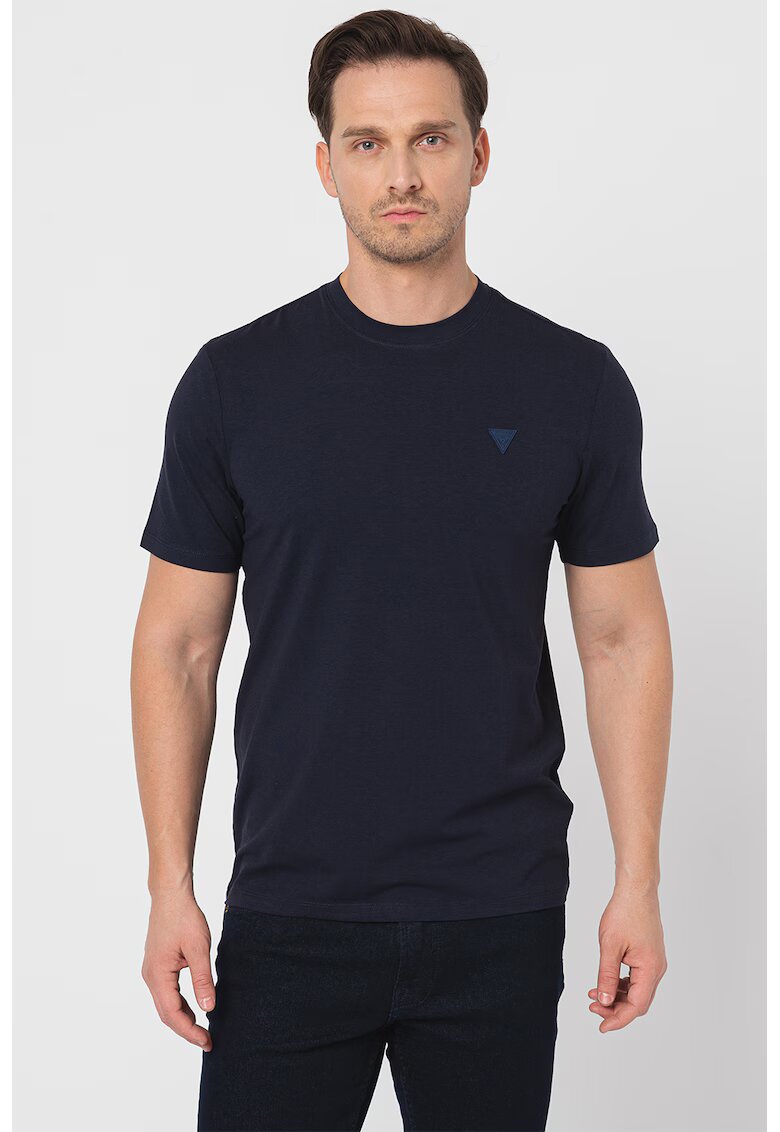 GUESS Tricou din amestec de modal - pentru fitness - Bleumarin