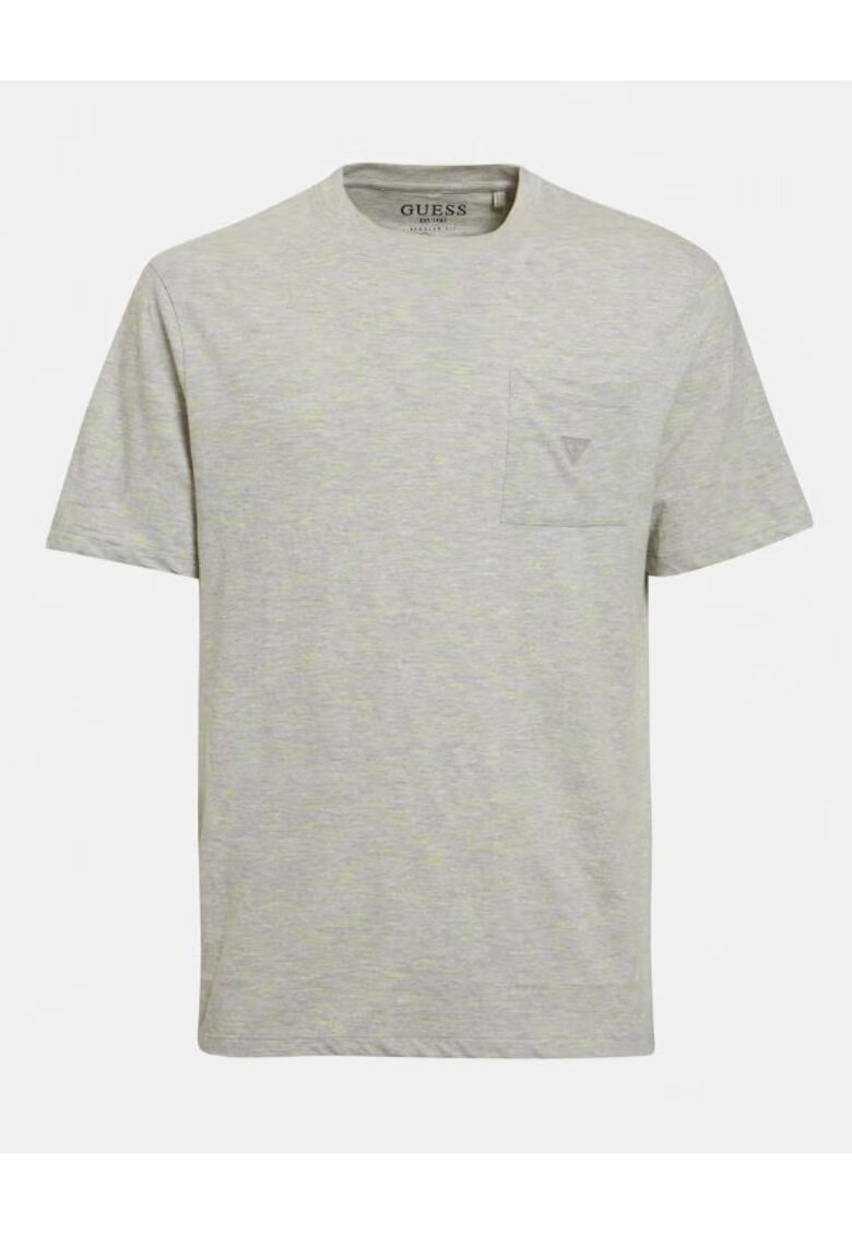 GUESS Tricou din bumbac cu buzunar -