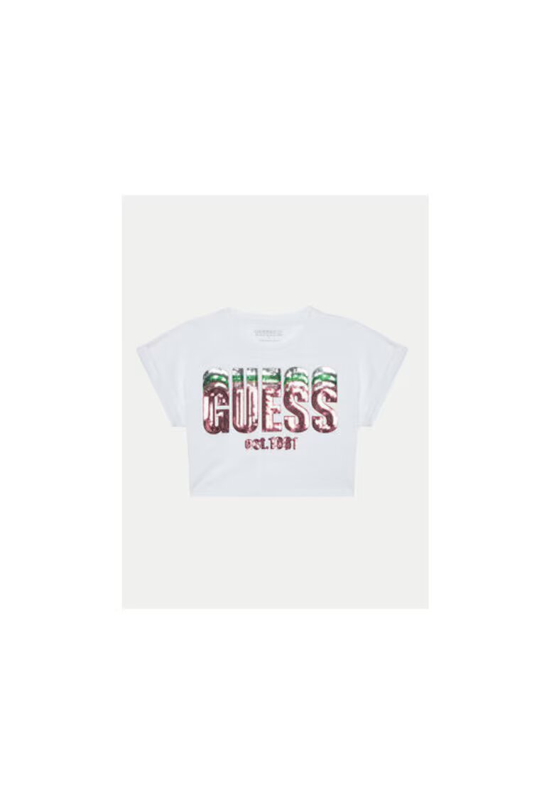 GUESS Tricou din bumbac cu logo 00