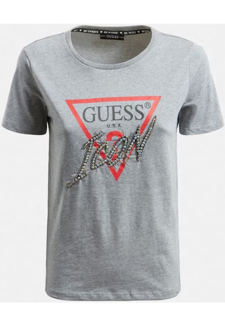 GUESS Tricou din bumbac cu logo -