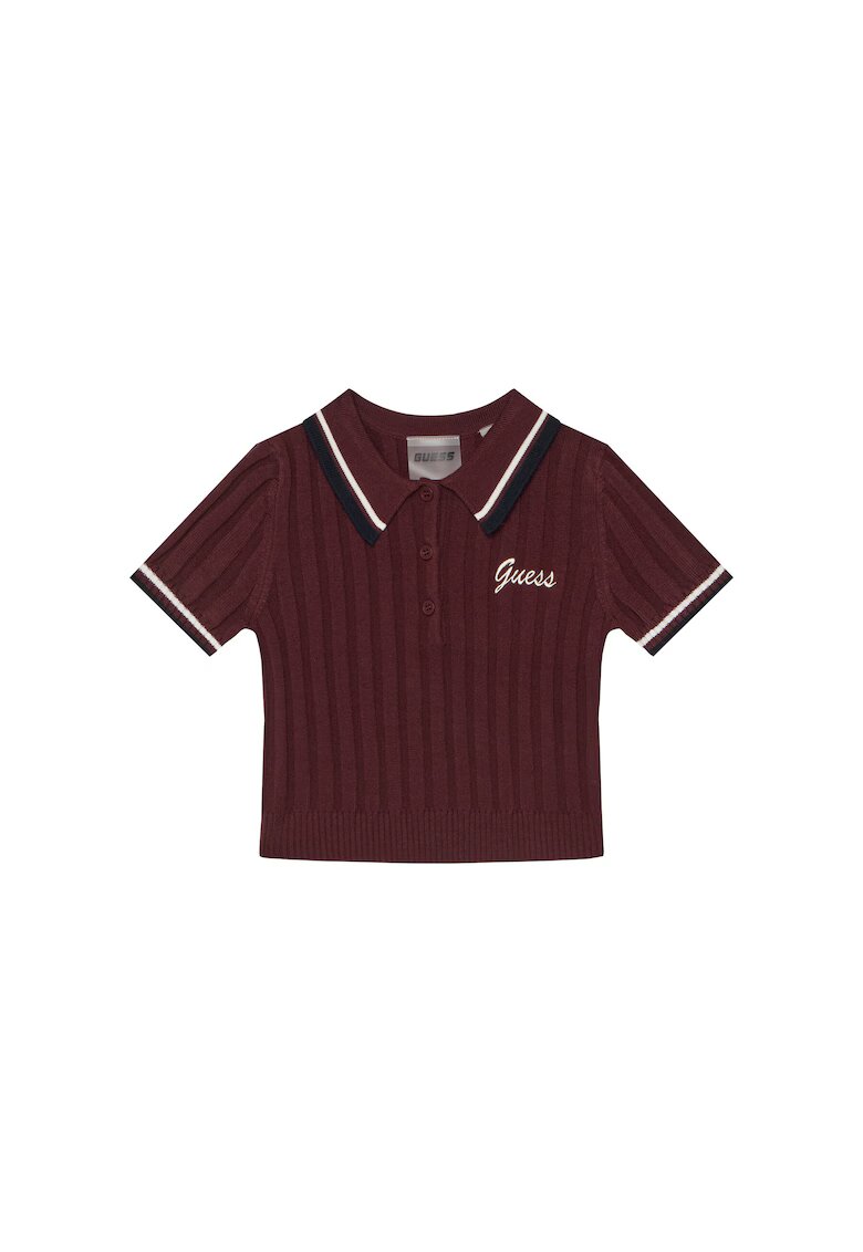GUESS Tricou pentru fete - bordo