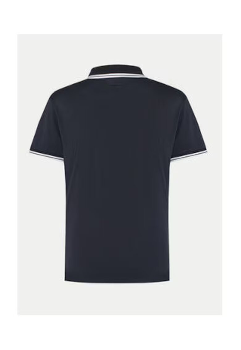 GUESS Tricou polo din amestec din bumbac
