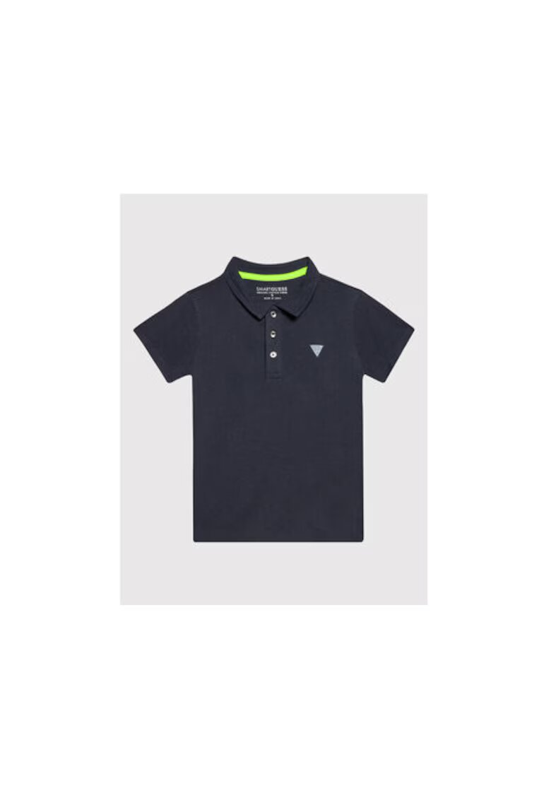 GUESS Tricou polo din bumbac organic