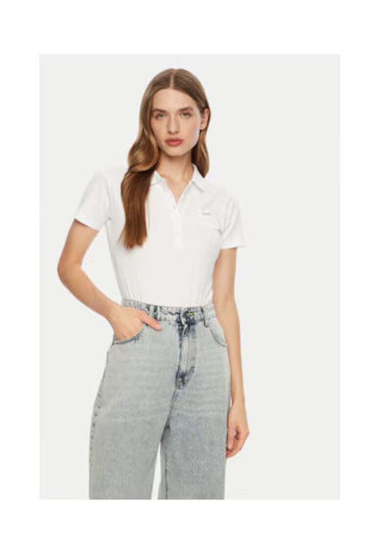 GUESS Tricou Polo Regular Fit Cu Detaliu Logo