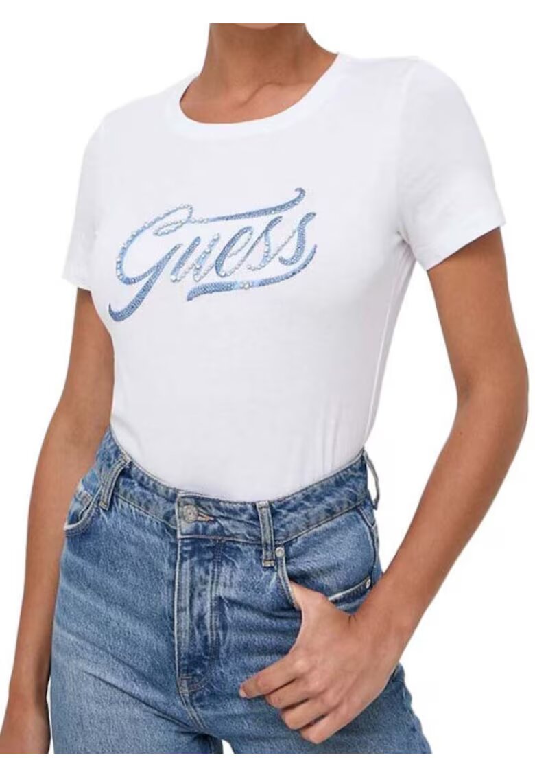GUESS Tricou regular cu logo