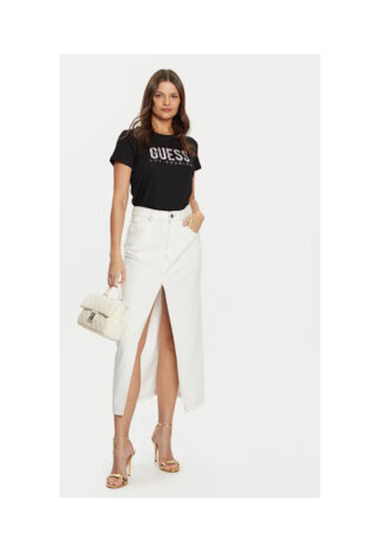 GUESS Tricou Regular Fit Bumbac Organic