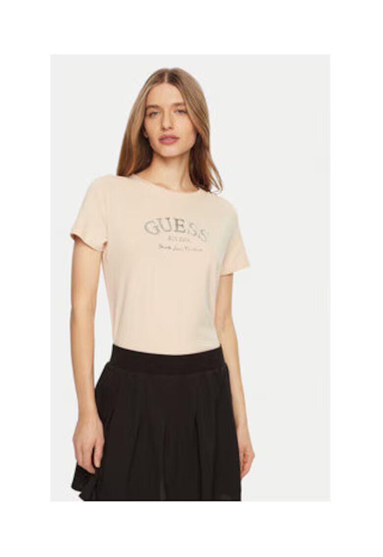 GUESS Tricou regular fit din bumbac -