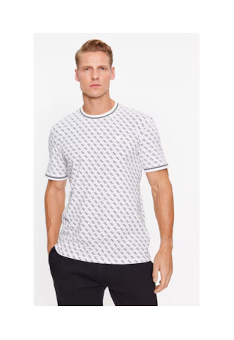 GUESS Tricou slim fit cu monograma