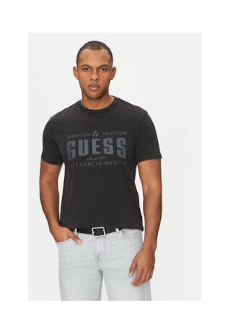GUESS Tricou slim fit din bumbac
