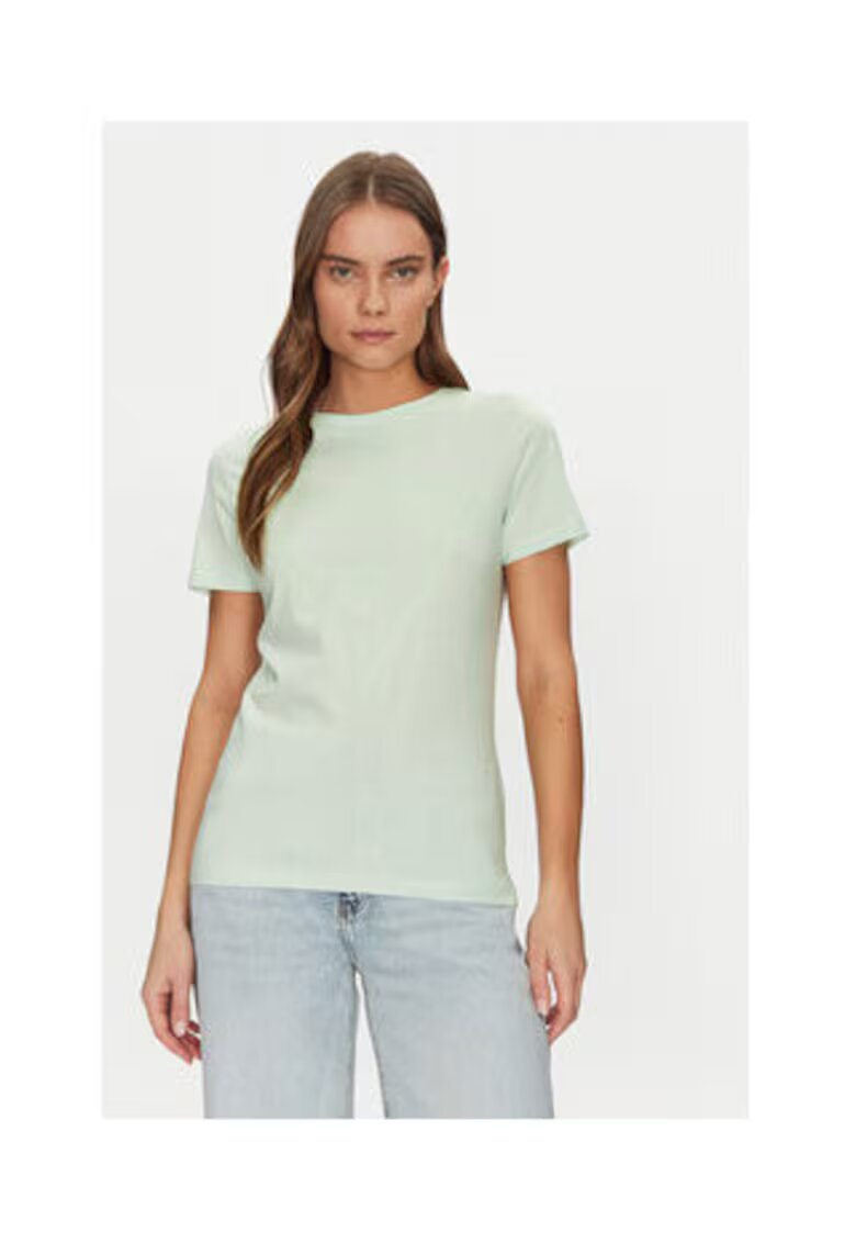 GUESS Tricou slim fit din bumbac organic