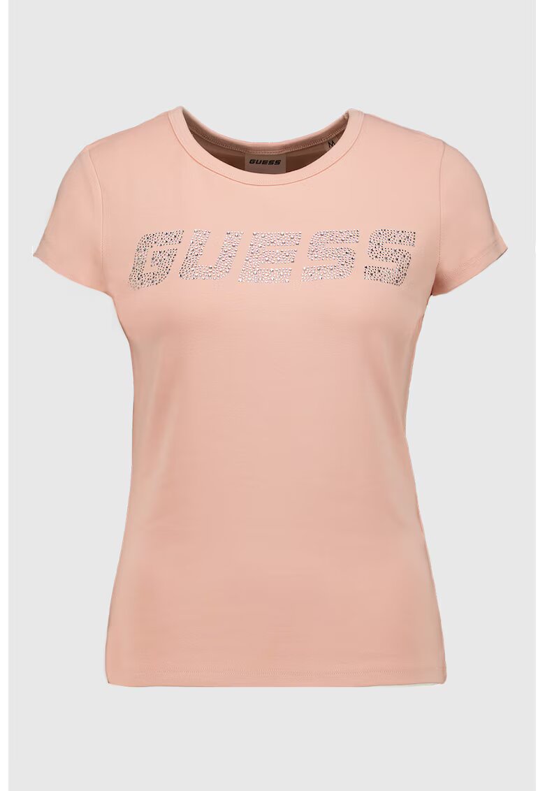 GUESS Tricou slim-fit pentru antrenament - Piersica
