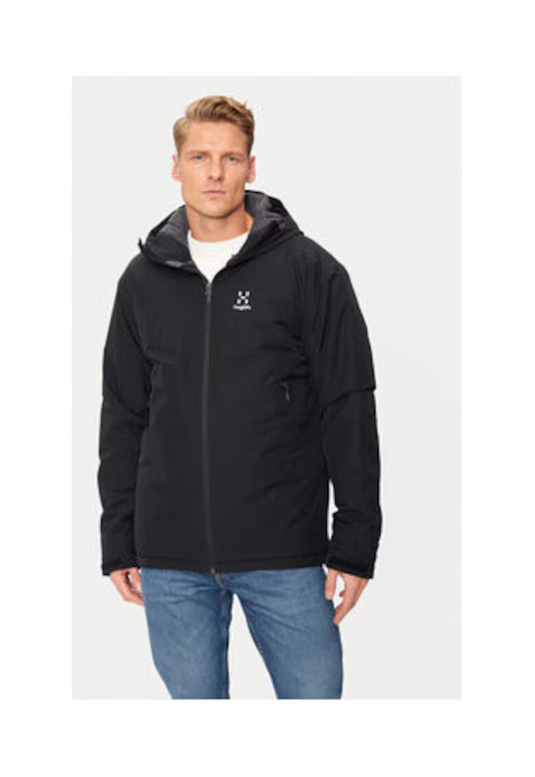 Haglöfs Geaca barbati - 6078462C5 - negru - 100% poliamida reciclata