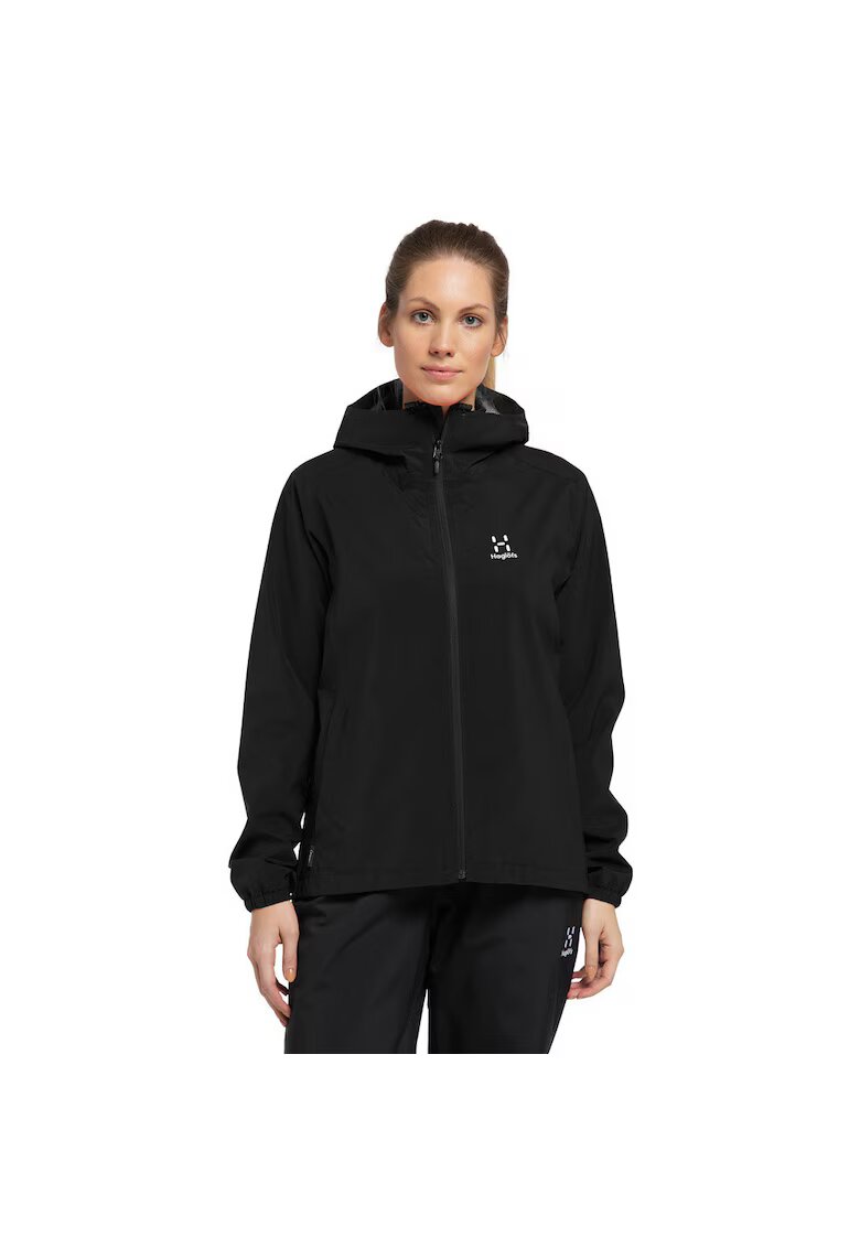Haglöfs Jacheta impermeabila GORE-TEX - neagra - marimea XS - pentru trekking si outdoor