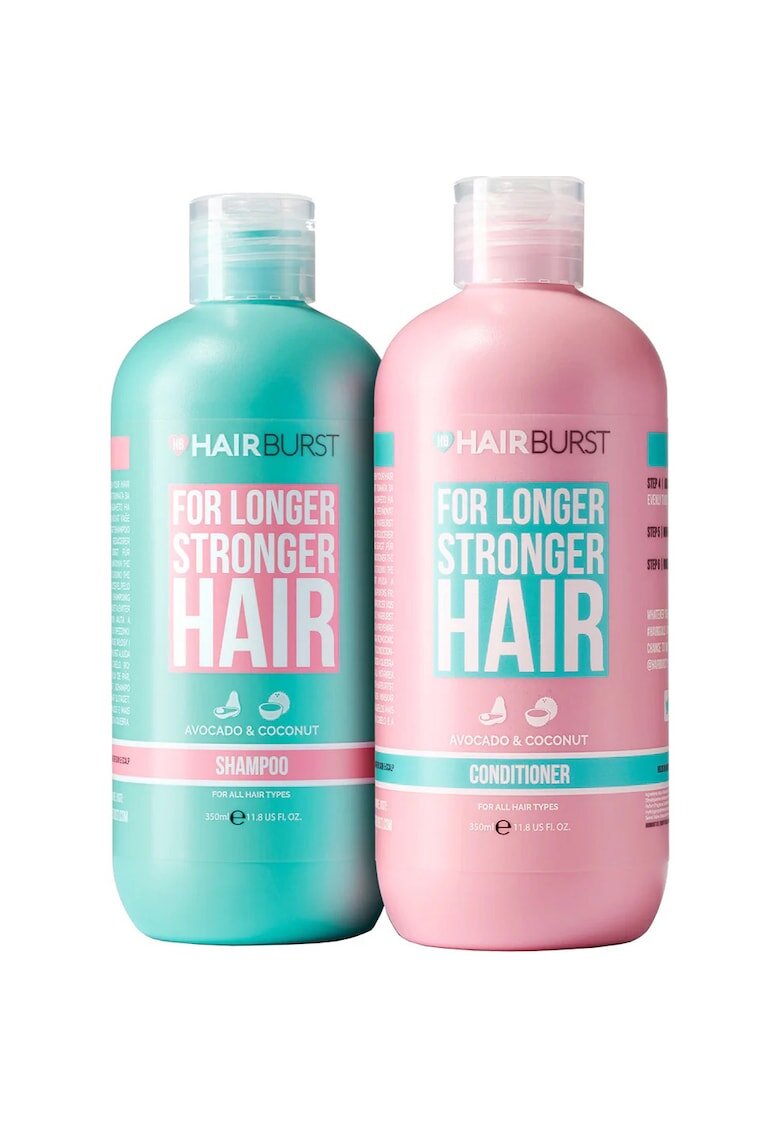 Hairburst Set Sampon & Balsam pentru Fortifierea si Accelerarea Cresterii Parului - 350 ml x 2