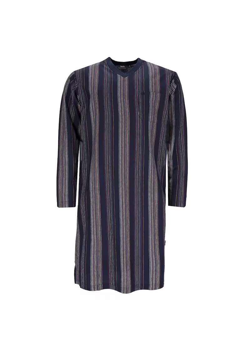 hajo Bluza de pijama cu decolteu in V - Albastru