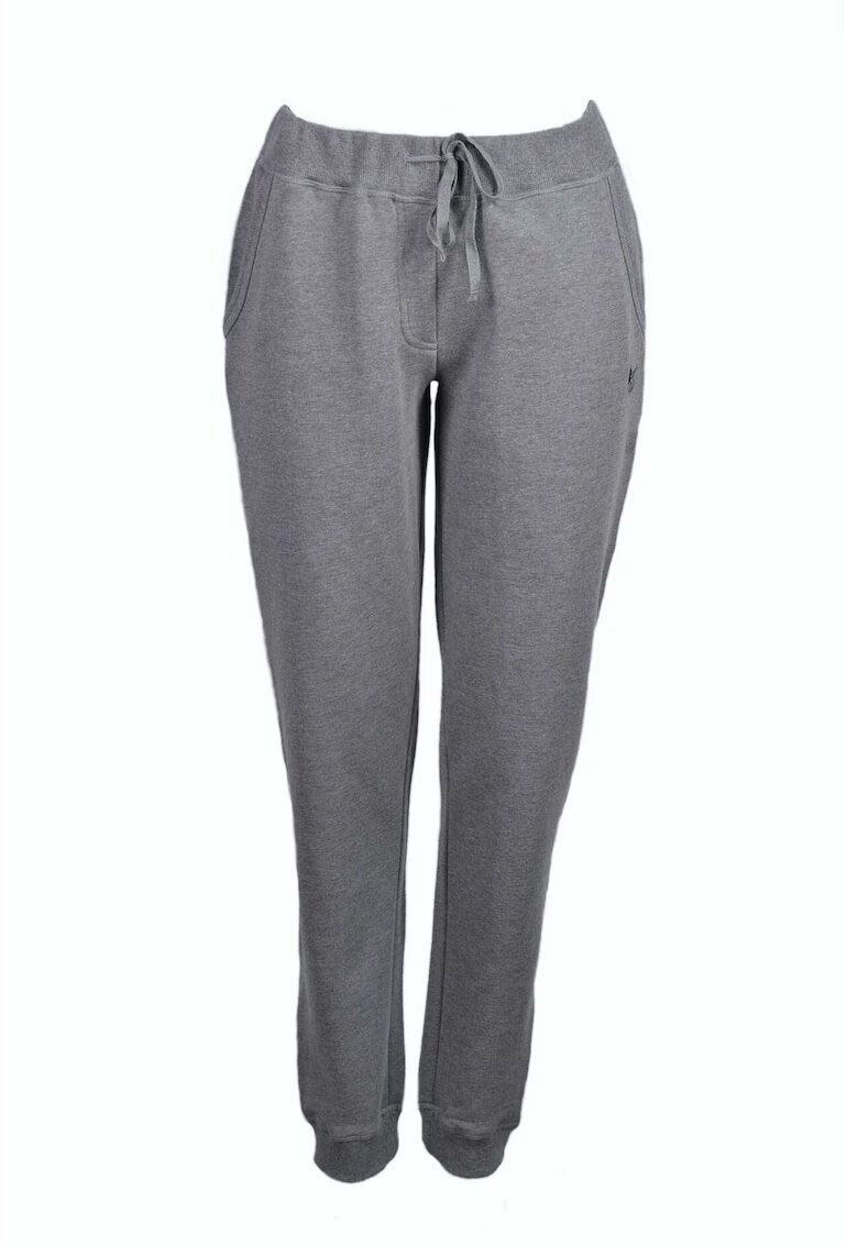 hajo Pantaloni de trening cu snur si talie medie - Gri