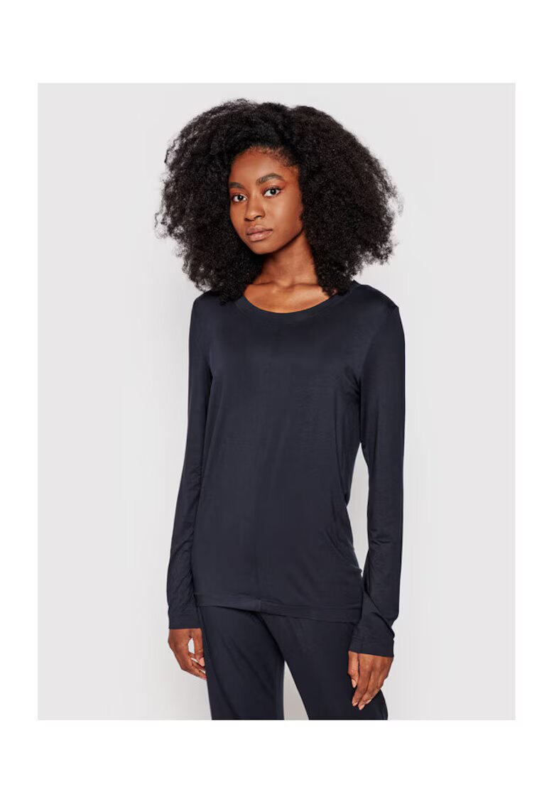 Hanro Camasa de noapte dama - 209102567 - Modal - S INTL - Negru