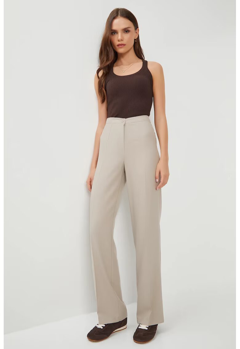 Happiness İstanbul Pantaloni dama - Bej