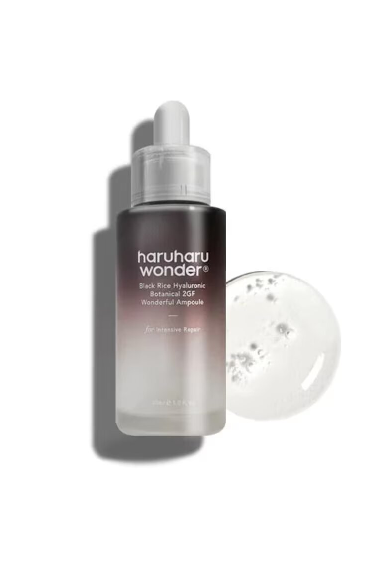 Haruharu WONDER Ser de fata anti-age - Black Rice Hyaluronic Botanical 2GF Wonderful Ampoule - 30 ml