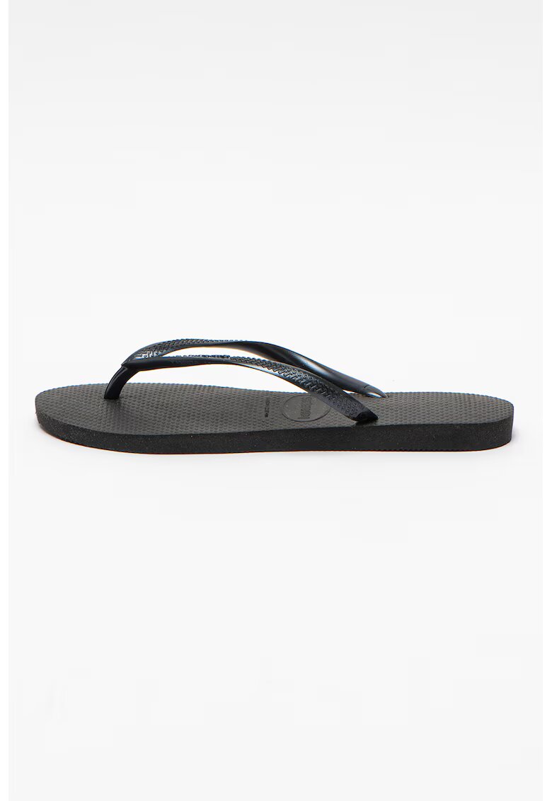 Havaianas Papuci flip-flop cu logo in relief Slim - Negru