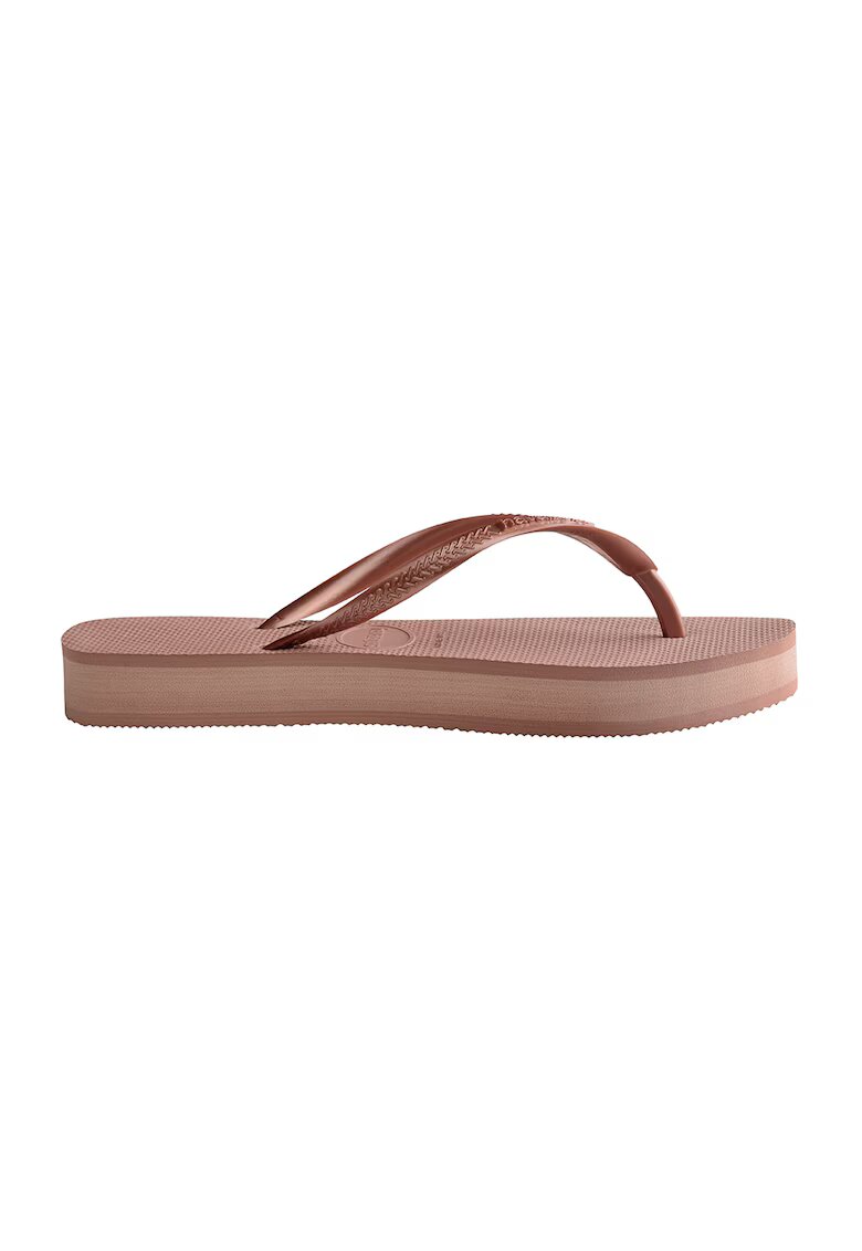 Havaianas Papuci flip-flop din cauciuc - Auriu rose/Roz prafuit