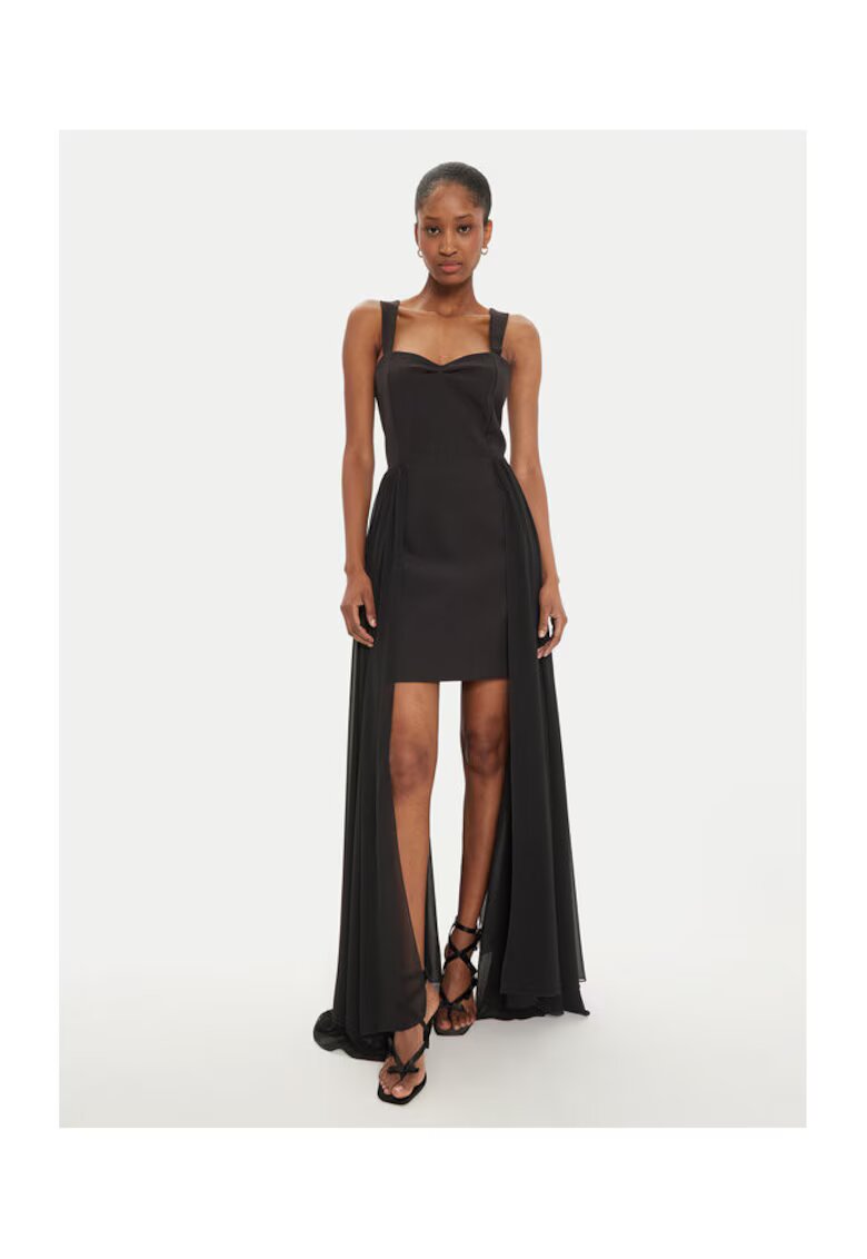 Haveone Rochie dama - 304993282 - Poliester - Negru - Negru
