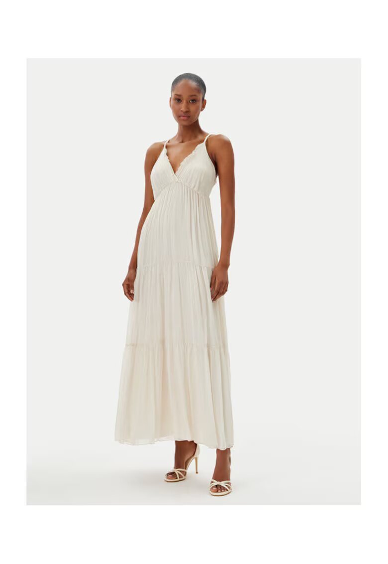 Haveone Rochie de vara dama ecru