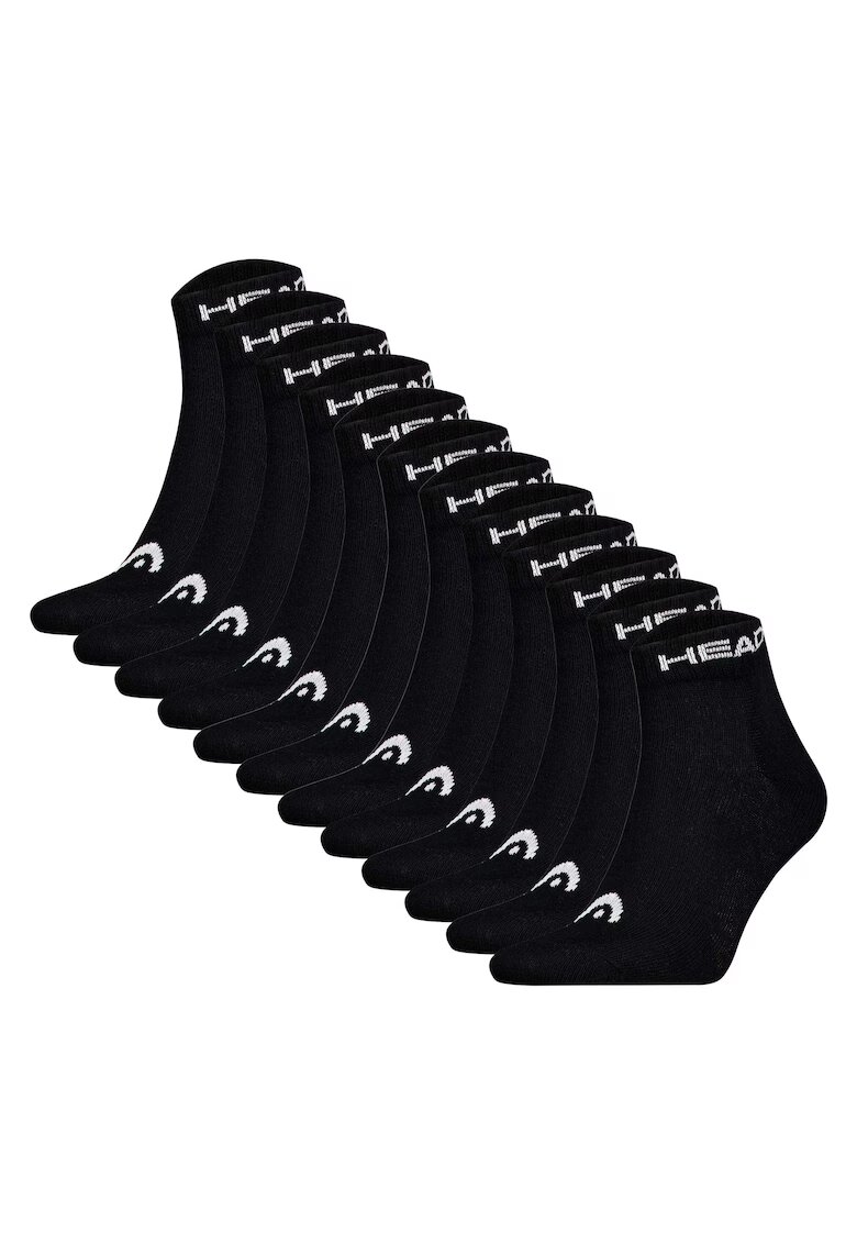 Head Set de 12 perechi de sosete unisex Elements - Negru