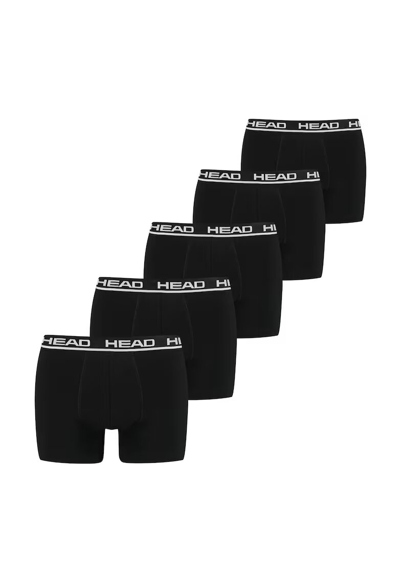 Head Set de boxeri uni - 5 perechi - Negru