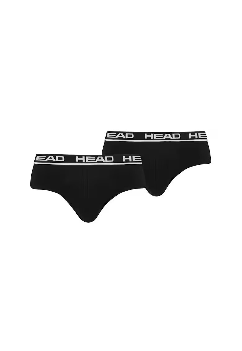 Head Set de chiloti cu logo - 2 perechi - Negru