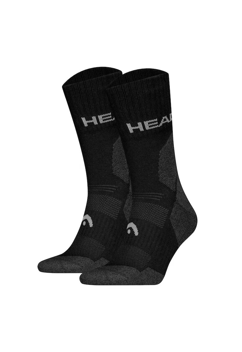Head Set de sosete lungi unisex pentru drumetii - 2 perechi - Negru