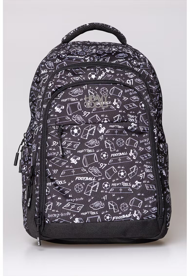 Heavy Tools Rucsac unisex cu trei compartimente Ehatan 25 - Alb/Negru
