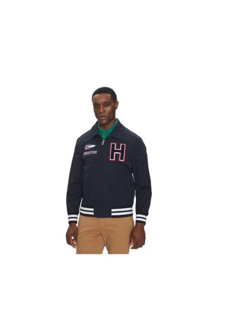 Hechter Paris Jacheta sport barbati - bumbac/poliester - bleumarin