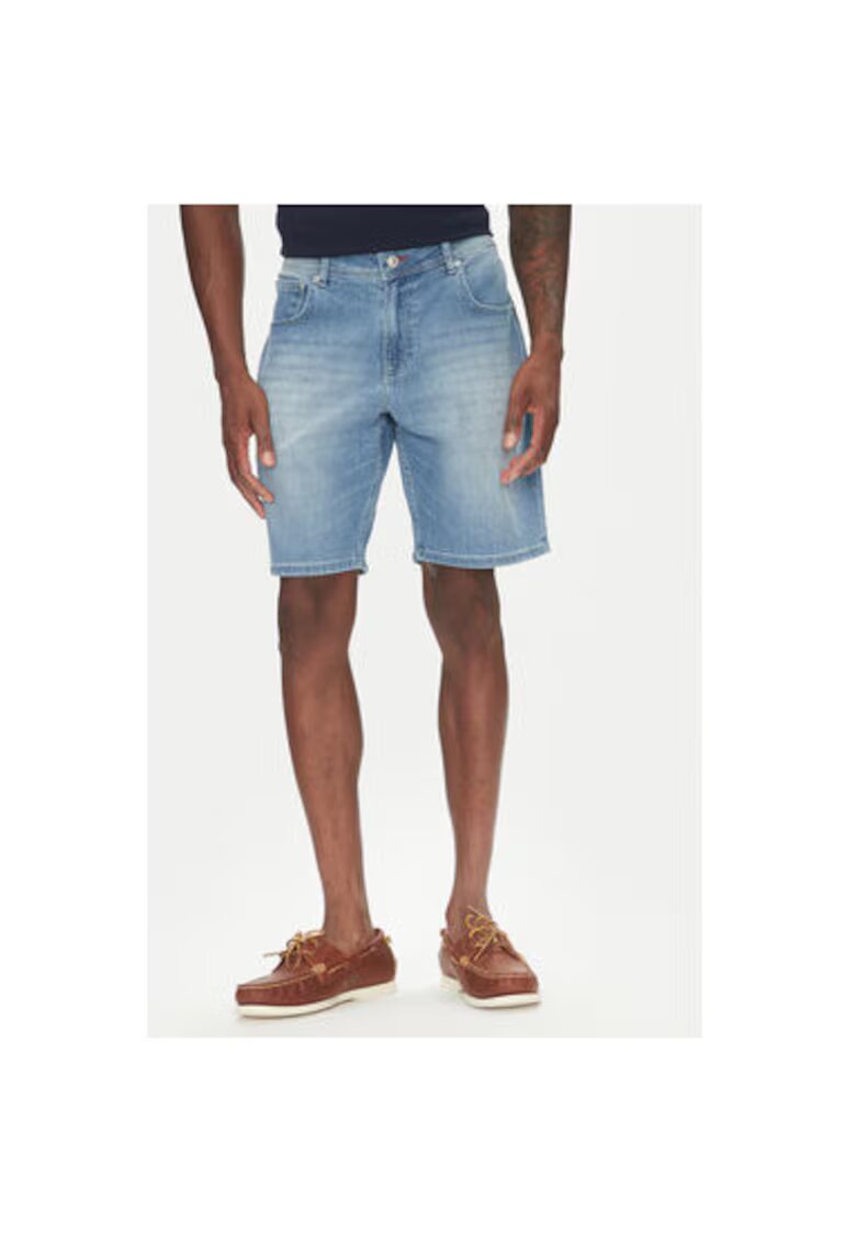 Hechter Paris Pantaloni scurti din denim barbati 26655640 - Bumbac/Lyocell - Albastru - Albastru