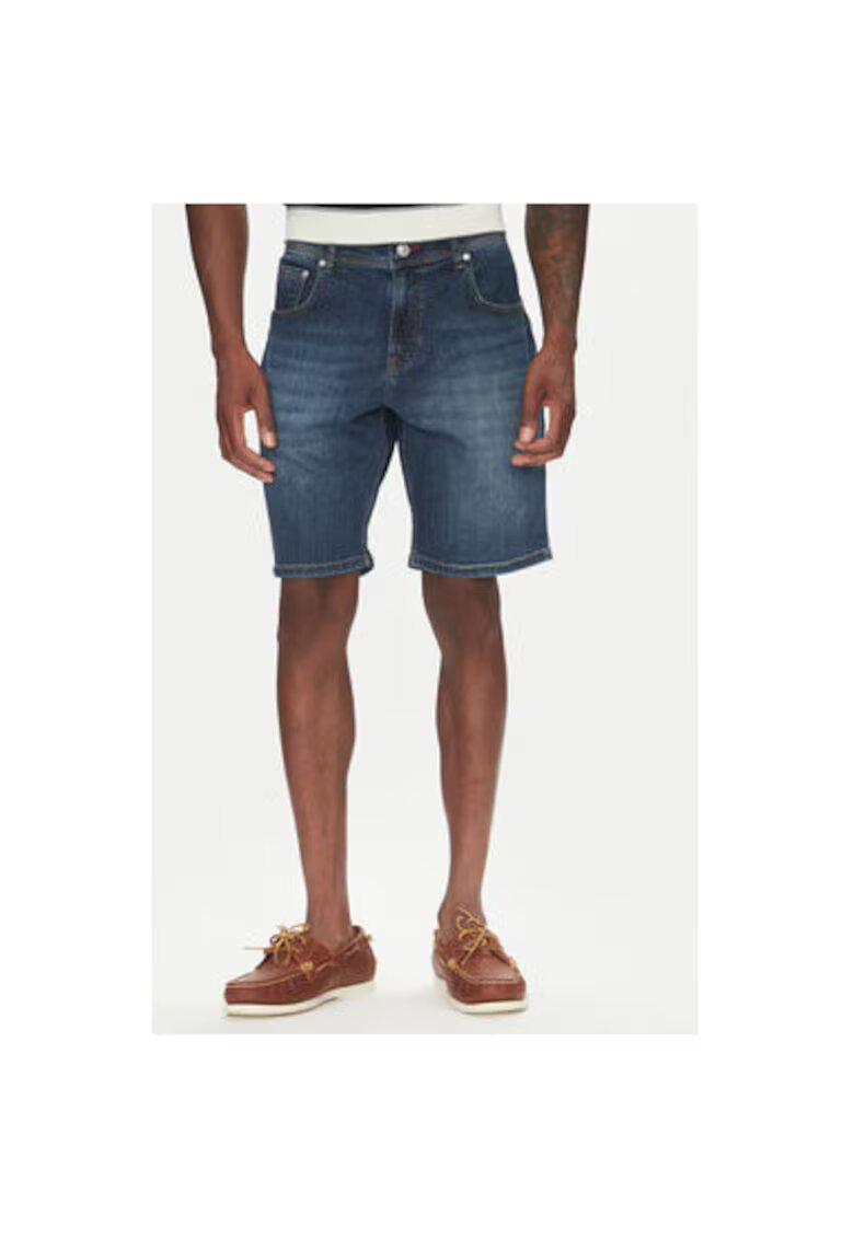 Hechter Paris Pantaloni scurti din denim barbati 26655670 - Bumbac/Lyocell - Bleumarin - Bleumarin