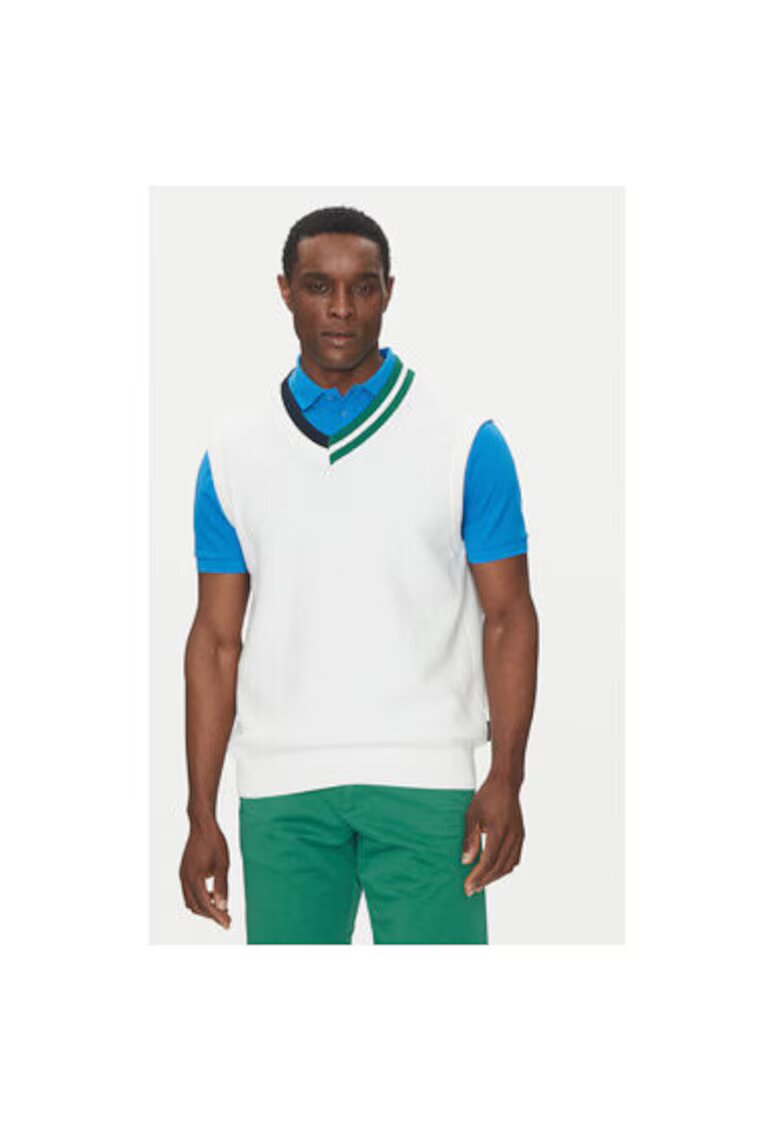 Hechter Paris Pulover barbati 65013 151809 - Bumbac - Alb - Alb