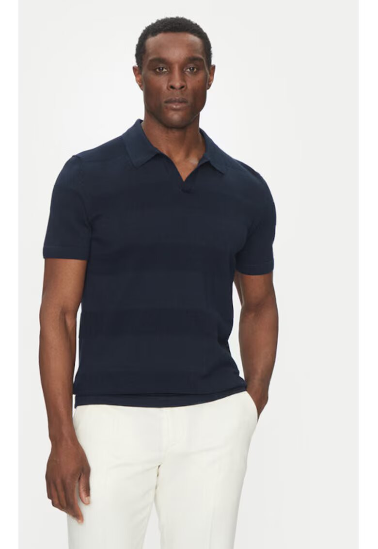 Hechter Paris Tricou barbati - 305100078 - Bumbac - Albastru - Albastru