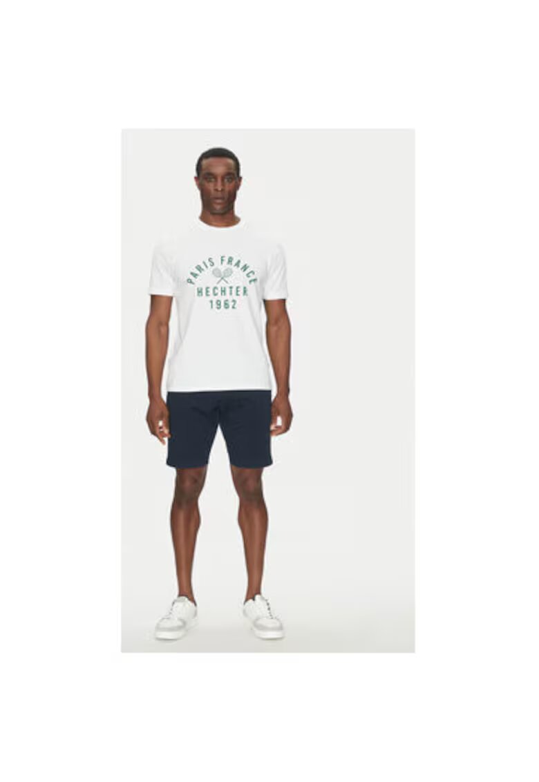 Hechter Paris Tricou barbati 75014 151919 - Bumbac - 3XL INTL - Alb