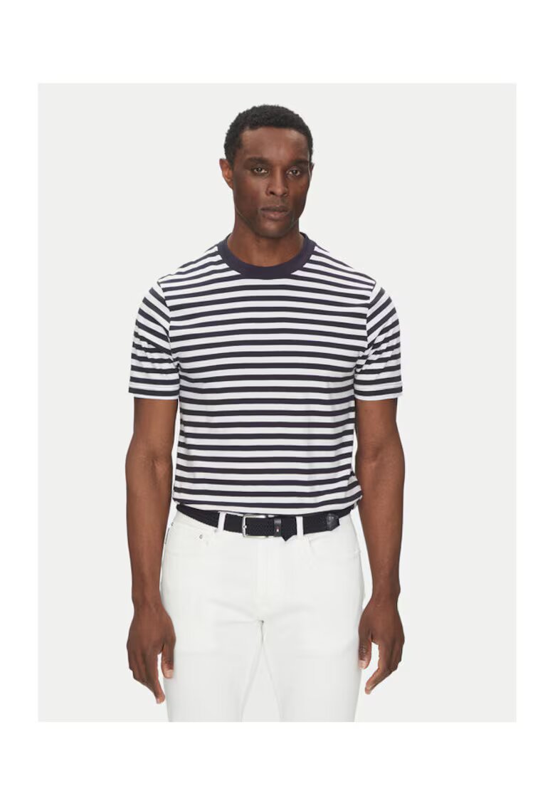 Hechter Paris Tricou barbati 75015690 - Bumbac - Bleumarin - Bleumarin