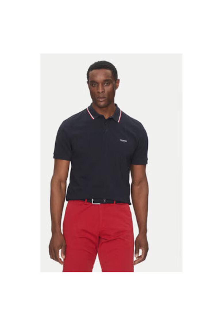 Hechter Paris Tricou polo barbati 74018690 - Bumbac - Bleumarin - Bleumarin